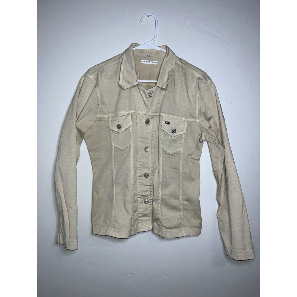 Tommy Hilfiger Sleepwear Khaki Denim Jacket Size Large